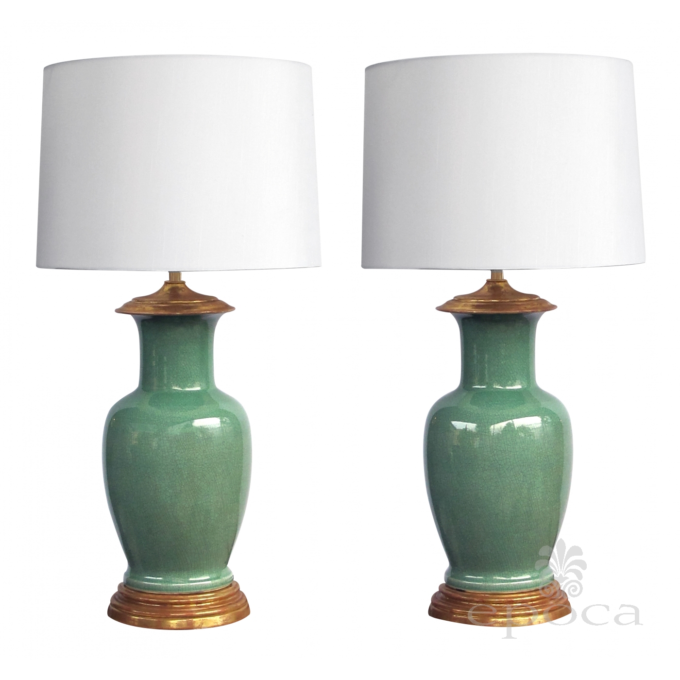 crackle glaze lamps