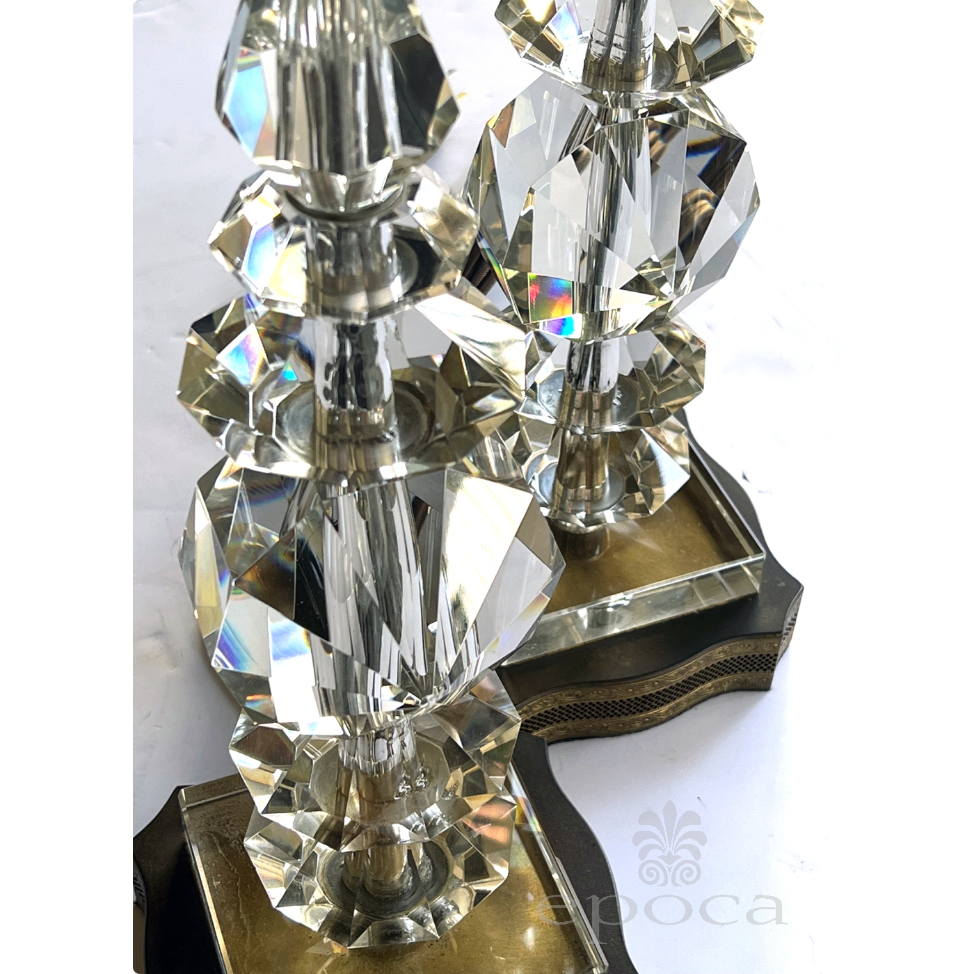 Crystal on sale boudoir lamps